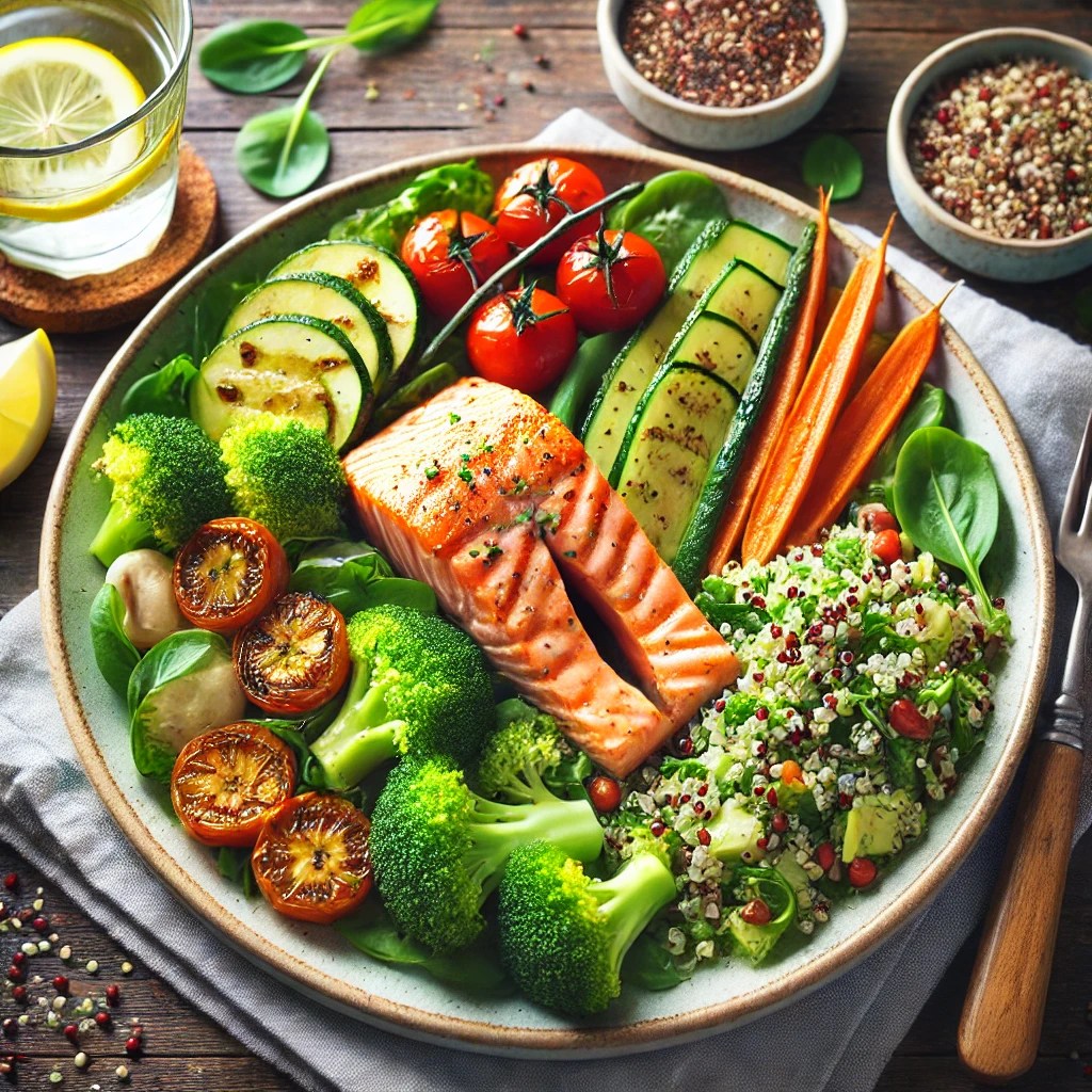 1. Quinoa Salad with Avocado, Tomato, and&nbsp;Cucumber
