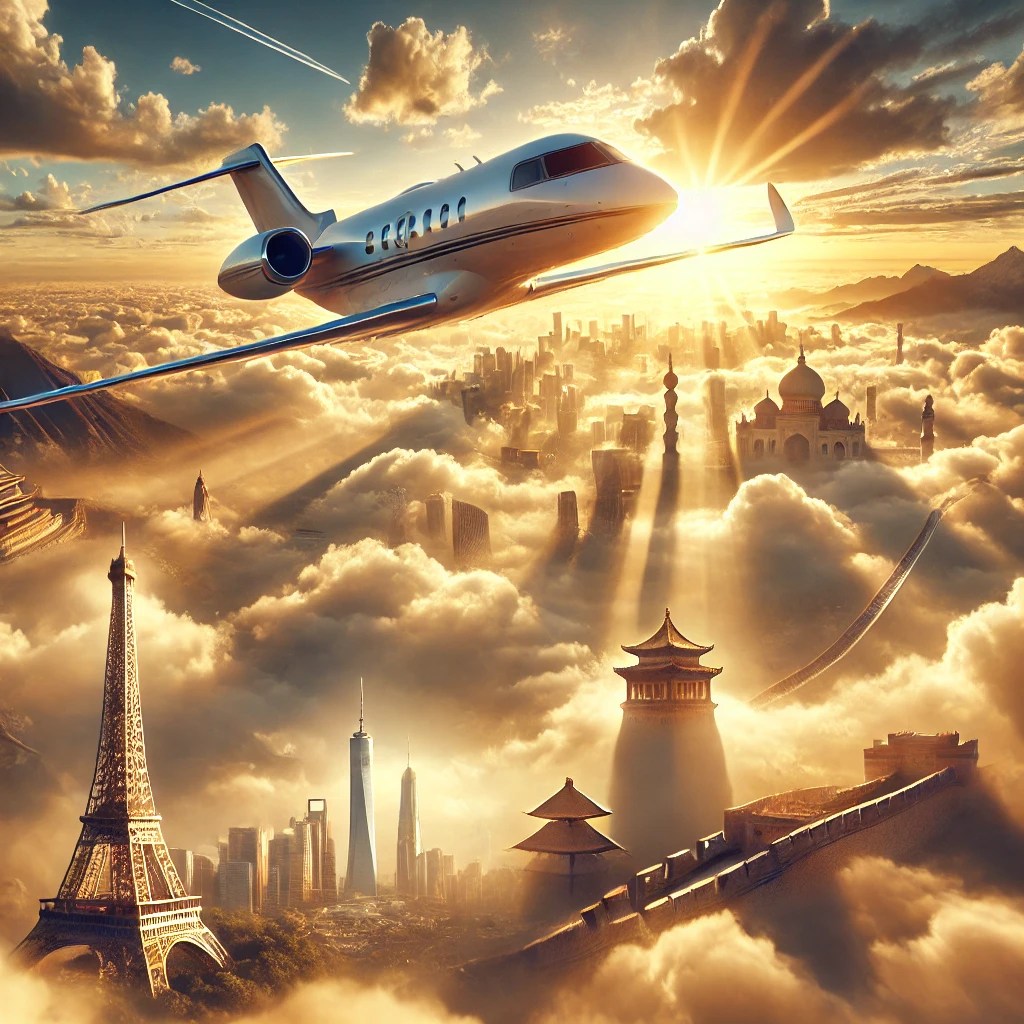 My trip around the world. On my private plane.&nbsp;airplane